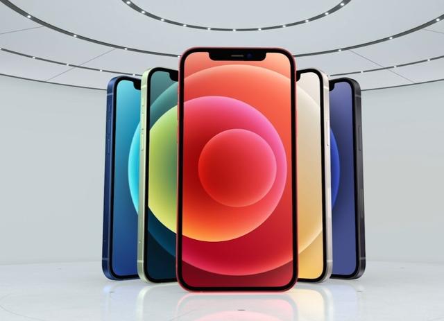 蘋(píng)果 iPhone 12 5G 搭載 A14 芯片：采用直面邊框設(shè)計(jì)，五款顏色